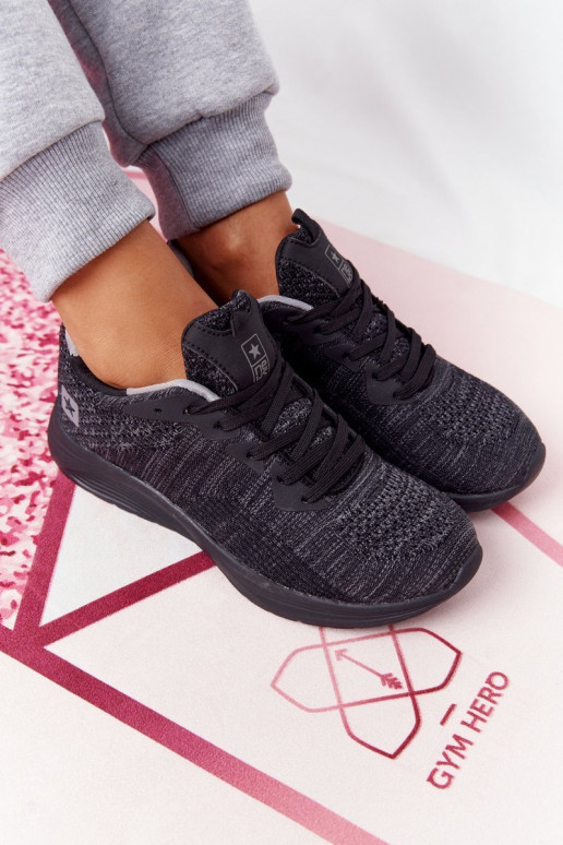 Calçado estilo esportivo Comfort Foam cor preta Longa Distância