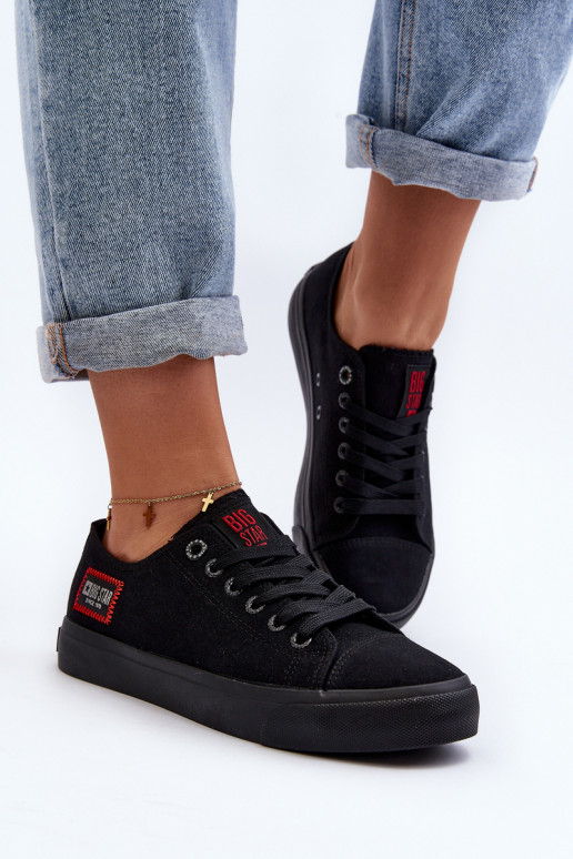 Sapatos femininos BIG STAR HH274133 pretos Sapatos femininos BIG STAR HH274133 pretos