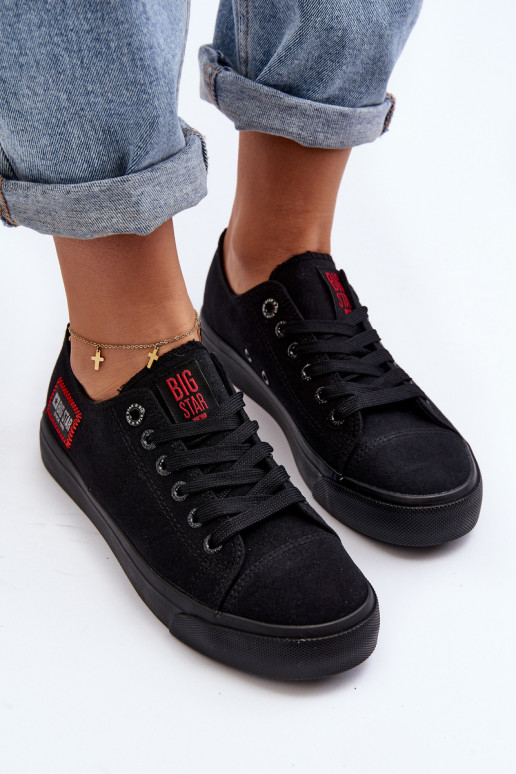 Sapatos femininos BIG STAR HH274133 pretos Sapatos femininos BIG STAR HH274133 pretos