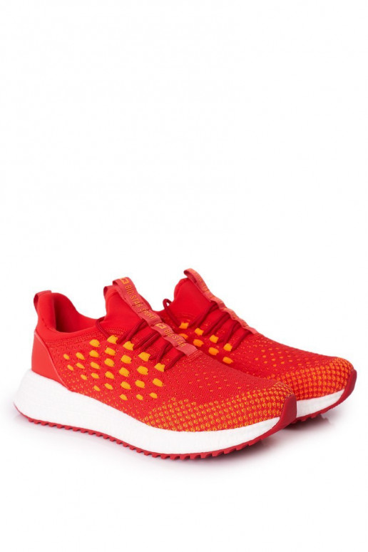Sapatos esportivos masculinos Memory Foam Big Star FF174240 cor vermelha