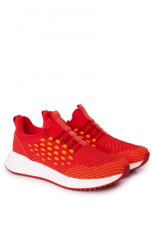 Sapatos esportivos masculinos Memory Foam Big Star FF174240 cor vermelha