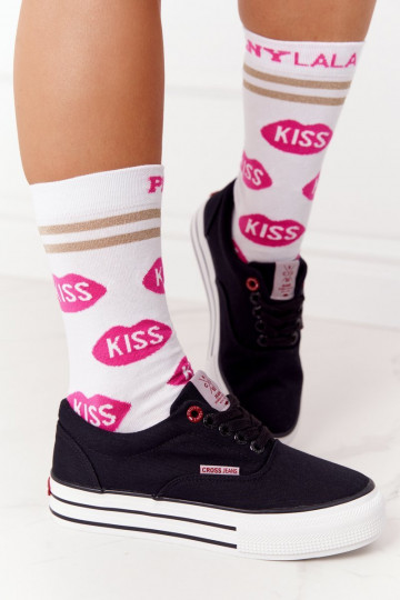 Tênis plataforma CROSS JEANS FF2R4002C preto