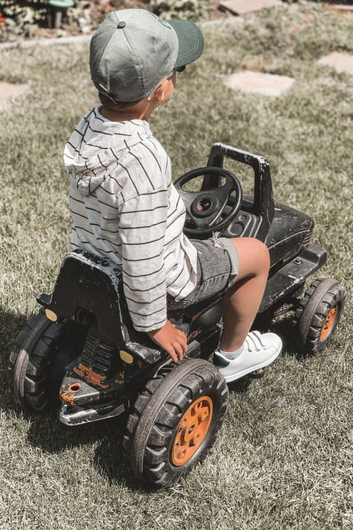 Tênis infantil com fechos adesivos Branco-preto Califórnia Tênis infantil com fechos adesivos Branco-preto Califórnia