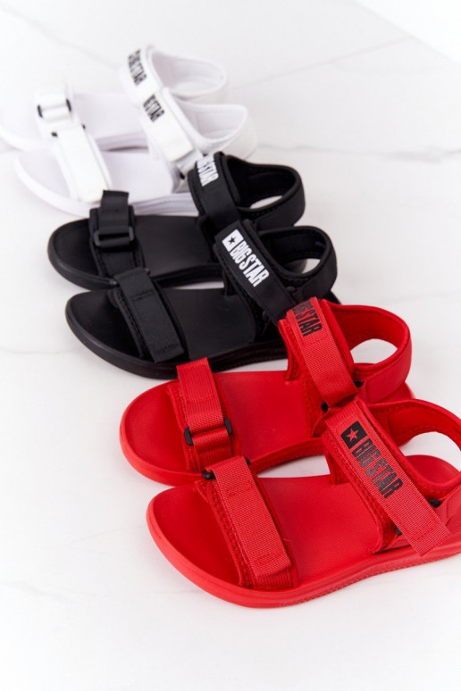 Sandálias esportivas Big Star HH274A027 vermelho