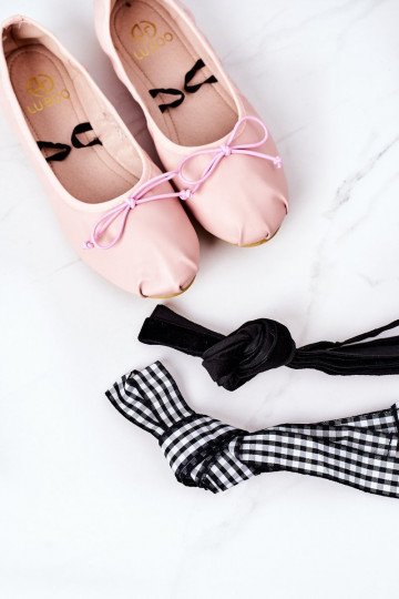 sapatilhas com fitas Lu Boo rosa 2