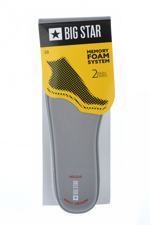 Palmilhas de sapato BIG STAR Memory Foam System 2 pares
