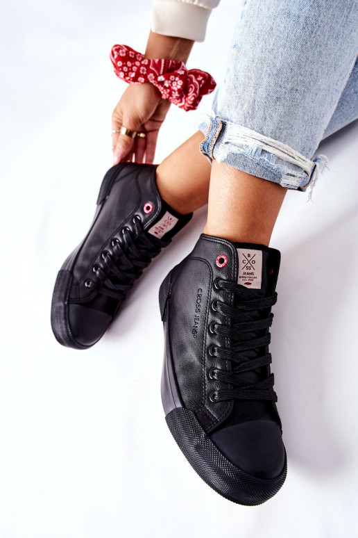 cross jeans cross jeans II2R4032C sapatos casuais de cor preta