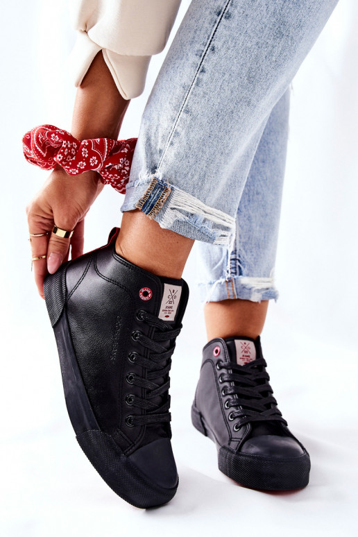 cross jeans cross jeans II2R4032C sapatos casuais de cor preta