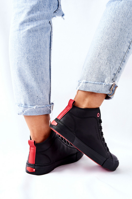cross jeans cross jeans II2R4032C sapatos casuais de cor preta