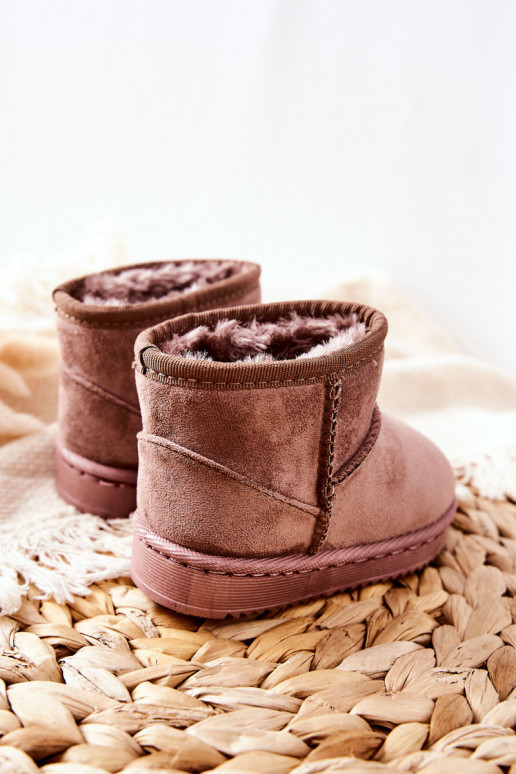 Botas quentes de inverno para crianças Ciemny marfim Gooby