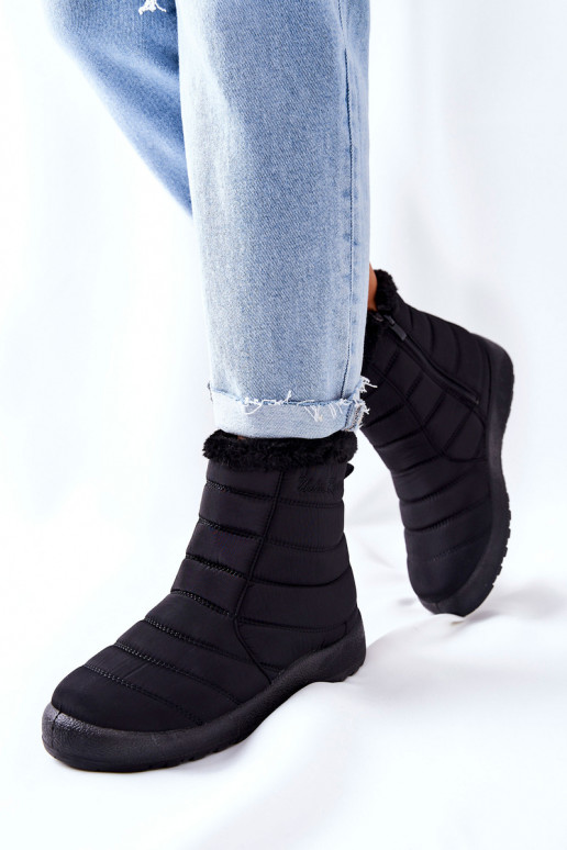 Feminino aquecimento Botas de neve cor preta Mezyss Feminino aquecimento Botas de neve cor preta Mezyss