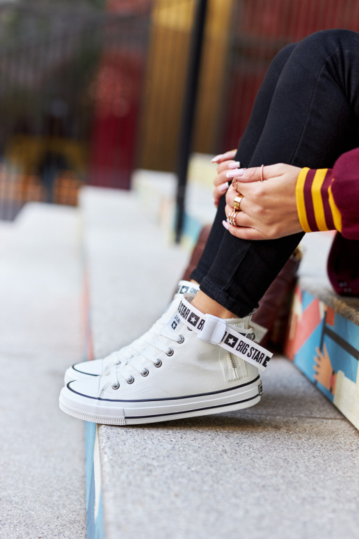 sapatos de lazer aquecidos Big Star GG274027 cor branca