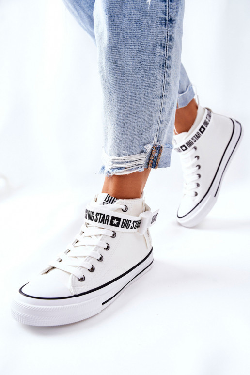 sapatos de lazer aquecidos Big Star GG274027 cor branca