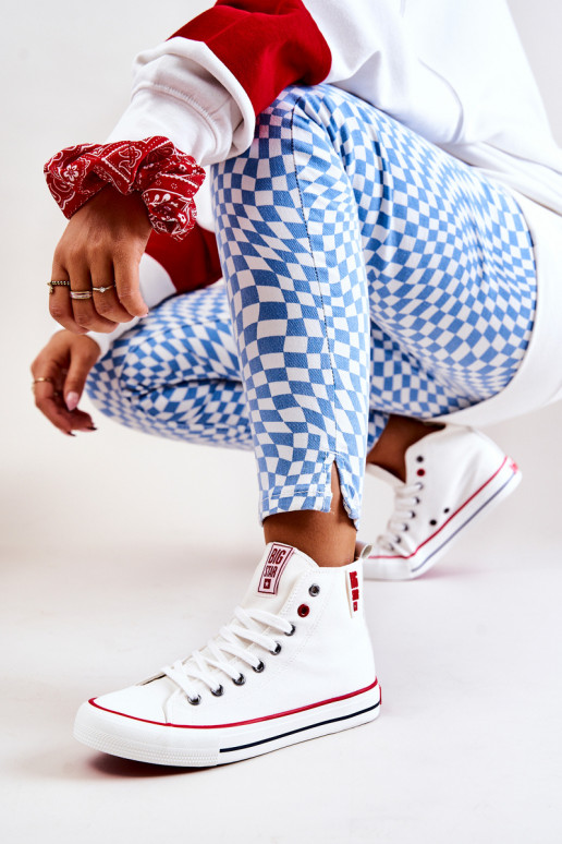 sapatos de lazer com sola Big Star JJ274127 cor branca sapatos de lazer com sola Big Star JJ274127 cor branca