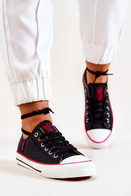 sapatos casuais BIG STAR JJ274129 preto