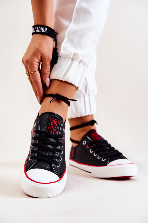 sapatos casuais BIG STAR JJ274129 preto