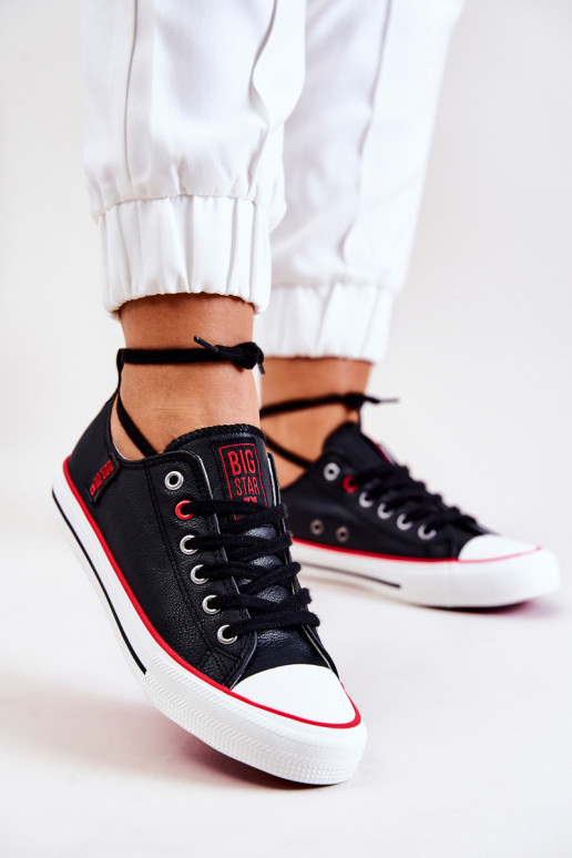 sapatos casuais BIG STAR JJ274129 preto