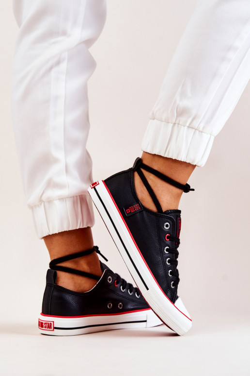 sapatos casuais BIG STAR JJ274129 preto