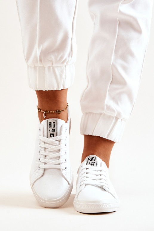 Tênis Big Star JJ274311 cor branca Tênis Big Star JJ274311 cor branca