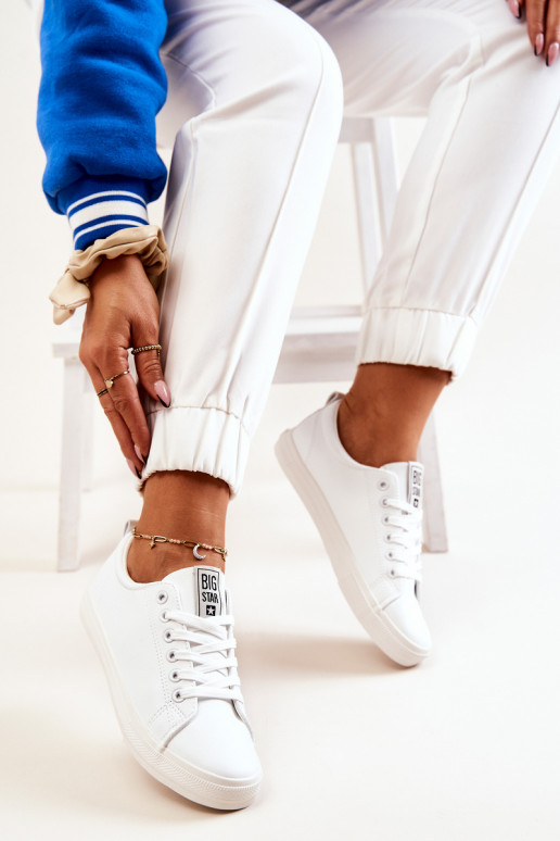 Tênis Big Star JJ274311 cor branca Tênis Big Star JJ274311 cor branca