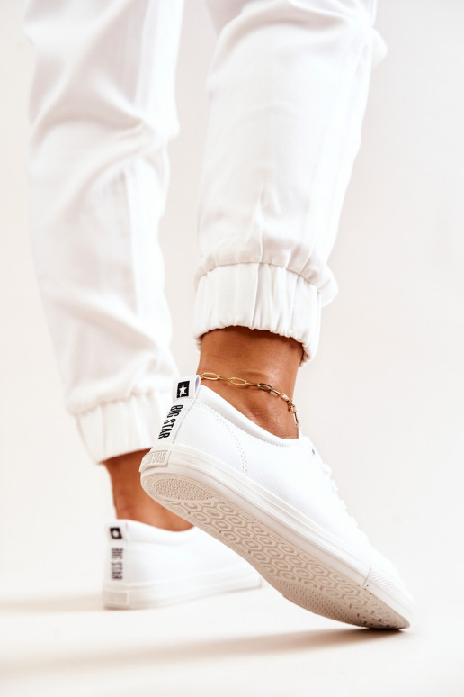 Tênis Big Star JJ274311 cor branca Tênis Big Star JJ274311 cor branca