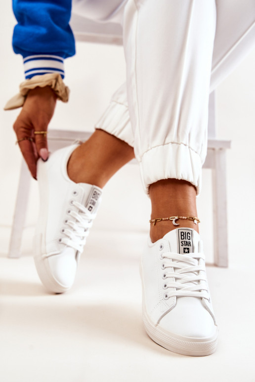 Tênis Big Star JJ274311 cor branca Tênis Big Star JJ274311 cor branca