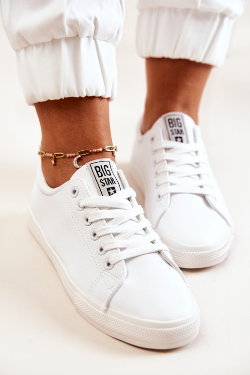 Tênis Big Star JJ274311 cor branca Tênis Big Star JJ274311 cor branca