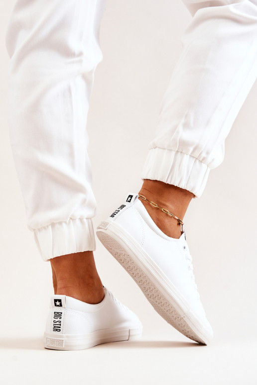 Tênis Big Star JJ274311 cor branca Tênis Big Star JJ274311 cor branca