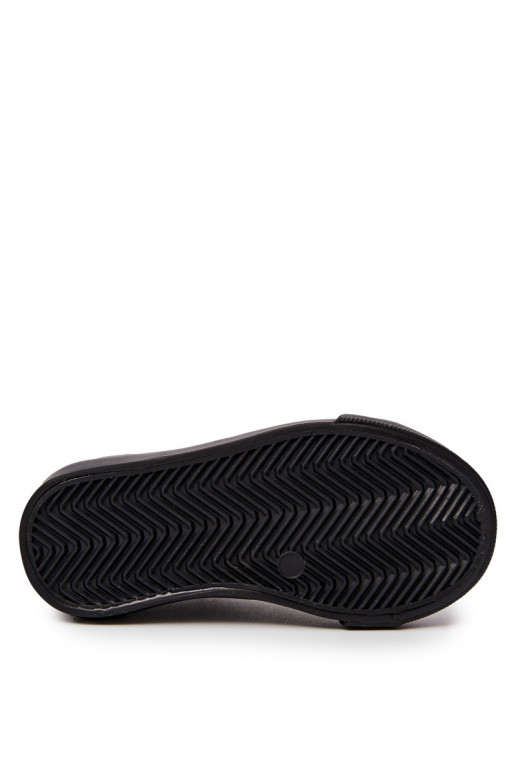 sapatos de lazer com elementos vazados Big Star JJ374133 cor preta