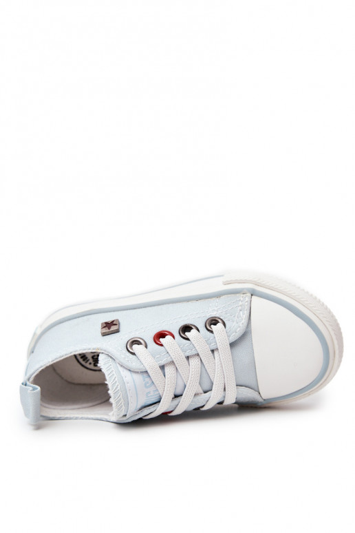 Tênis modelo clássico infantil com sola plana BIG STAR HH374094 cor azul