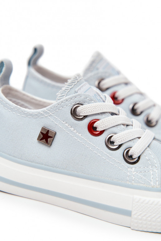 Tênis modelo clássico infantil com sola plana BIG STAR HH374094 cor azul