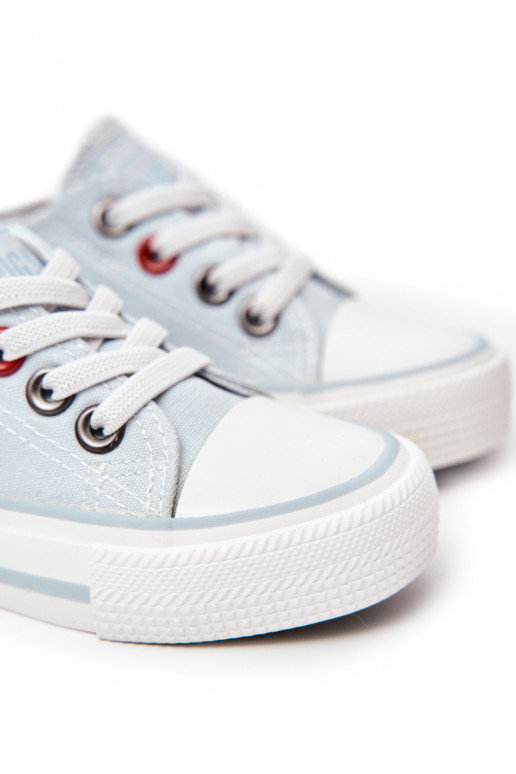 Tênis modelo clássico infantil com sola plana BIG STAR HH374094 cor azul