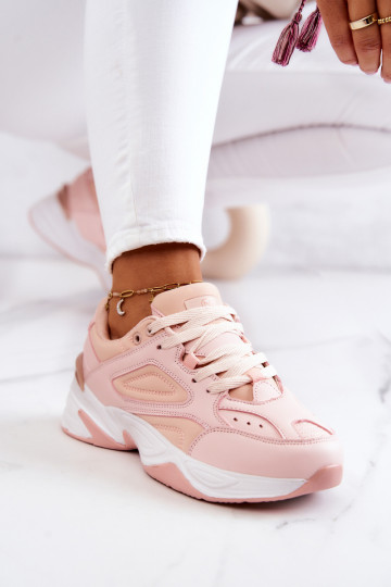Sapatos estilo esportivo com tiras na cor rosa Hassie 2
