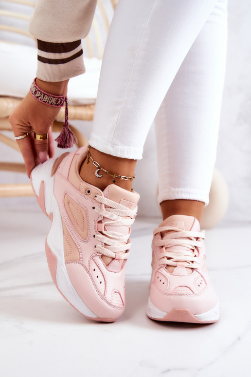 Sapatos estilo esportivo com tiras na cor rosa Hassie Sapatos estilo esportivo com tiras na cor rosa Hassie