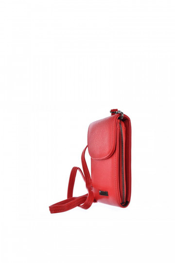 Bolsa tipo carteira 2W1 Big Star JJ574123 vermelha 2
