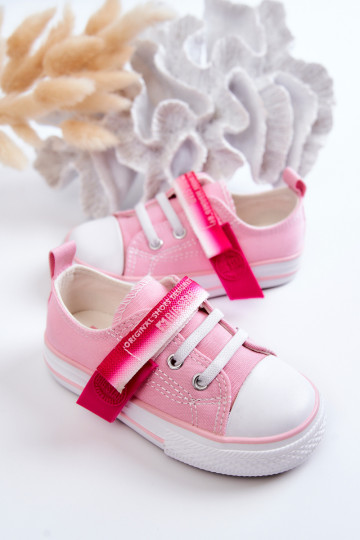 Sapatilhas infantis BIG STAR JJ374078 cor rosa 2