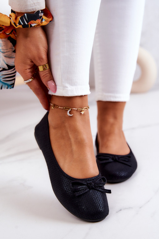 Bailarinas modelo clássico preto cor Fimme Bailarinas modelo clássico preto cor Fimme