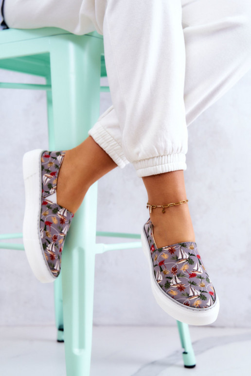 Tênis Slip On Memory Foam Big Star JJ276015 cor cinza Tênis Slip On Memory Foam Big Star JJ276015 cor cinza