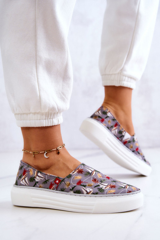 Tênis Slip On Memory Foam Big Star JJ276015 cor cinza