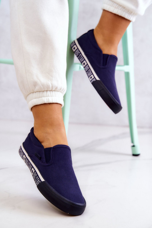 Tênis Slip-on Big Star HH274011 azul escuro Tênis Slip-on Big Star HH274011 azul escuro