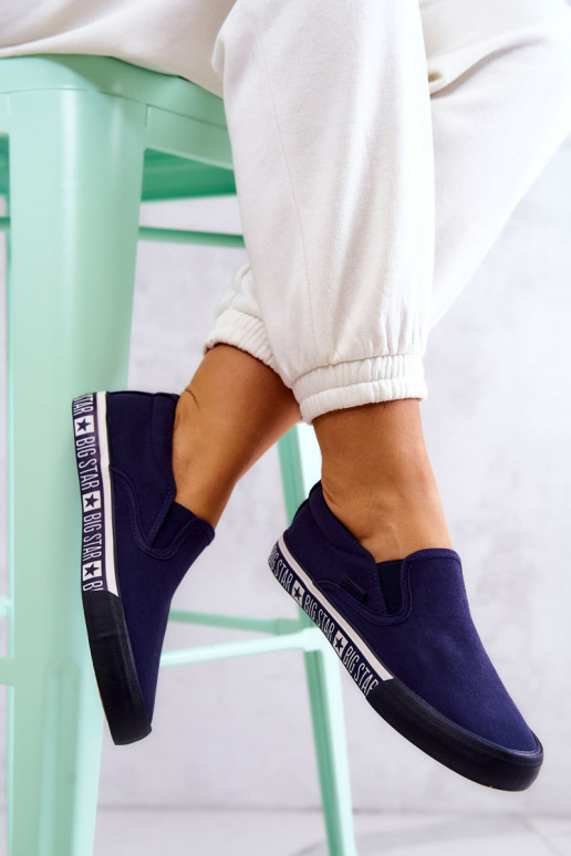 Tênis Slip-on Big Star HH274011 azul escuro Tênis Slip-on Big Star HH274011 azul escuro