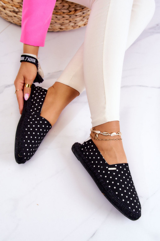 alpercatas com bolinhas Big Star JJ274867 pretas