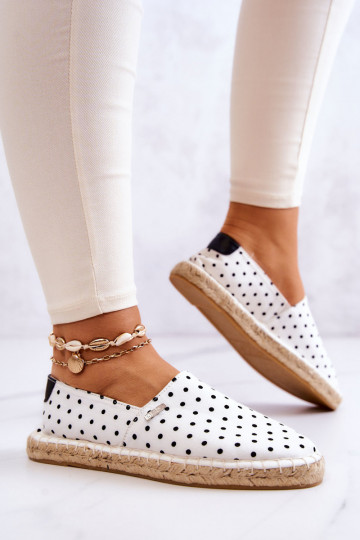 alpercatas com bolinhas Big Star JJ274870 branco 2