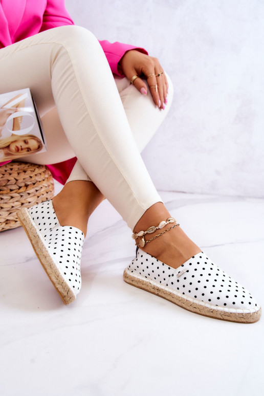alpercatas com bolinhas Big Star JJ274870 branco