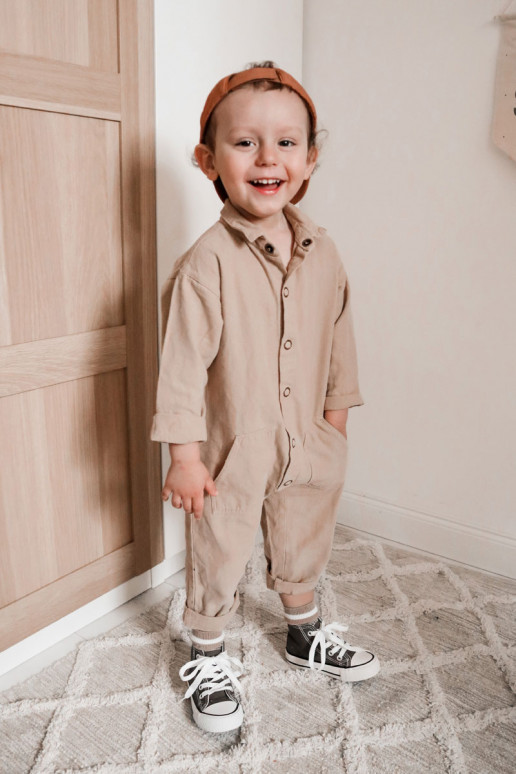 Calçado infantil de lazer com sola na cor cáqui Filemon Calçado infantil de lazer com sola na cor cáqui Filemon