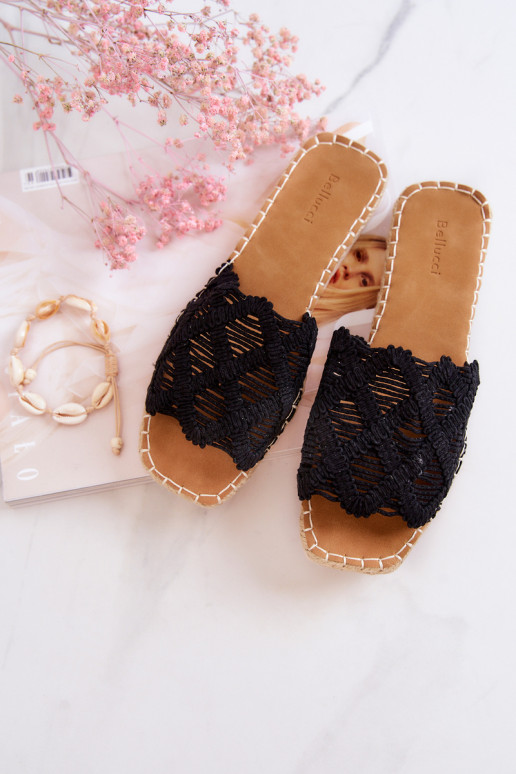 Chinelos leves cor preta Polly Chinelos leves cor preta Polly