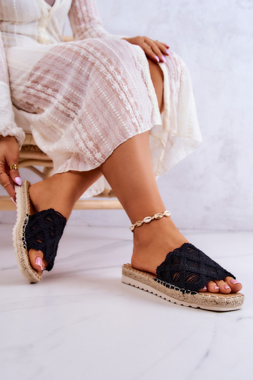 Chinelos leves cor preta Polly Chinelos leves cor preta Polly