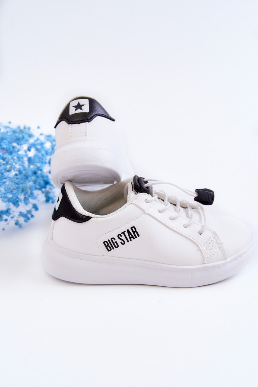 Tênis infantil Big Star JJ374069 Cores branco-preto Tênis infantil Big Star JJ374069 Cores branco-preto