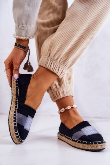 Alpercatas elegantes Slip On Big Star JJ274963 pretas