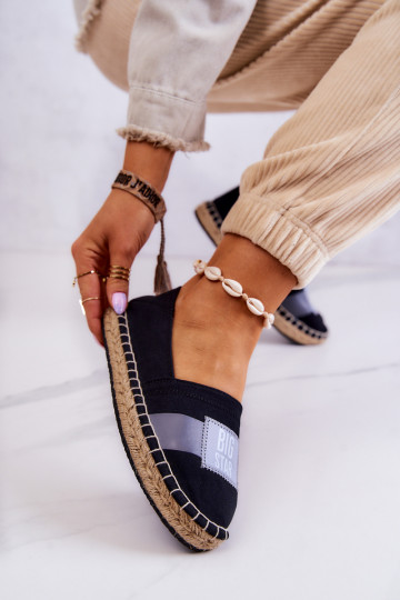 Alpercatas elegantes Slip On Big Star JJ274963 pretas 2